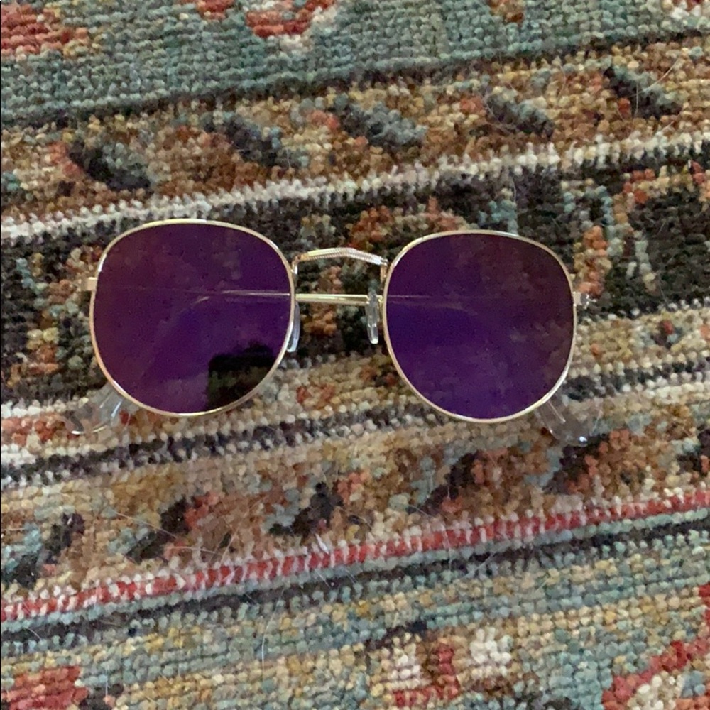Purple and gold sunnies